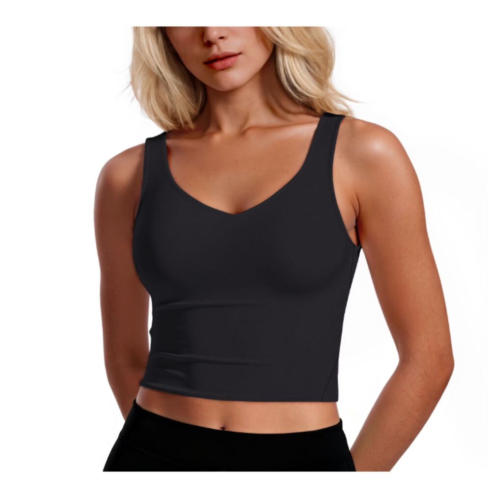 Size XL Rosvigor Black Bikini Swim Top Brand New